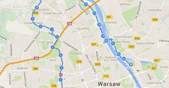 Pętla Warszawska – miejska wycieczka rowerowa – 1 lipca