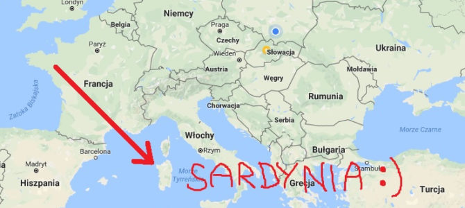 Łazik na Sardynii
